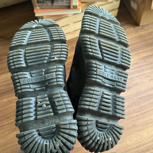 New Cole Haan 4.Zerogrand Stitchlite Waterproof Shoes Boots Chukka Black Sz 9 - Picture 7 of 8